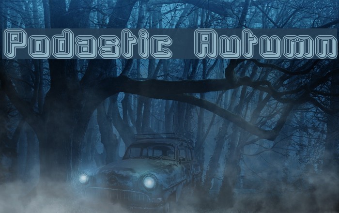 Podastic Autumn Font examples