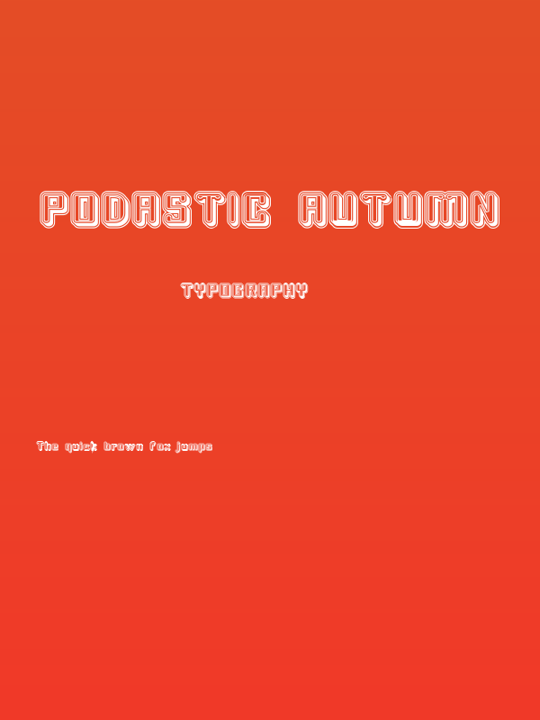 Podastic Autumn Poster