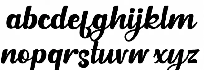 Podcast Font LOWERCASE