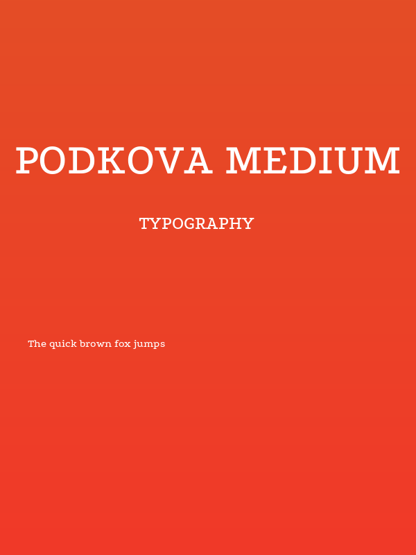 Podkova Medium Poster