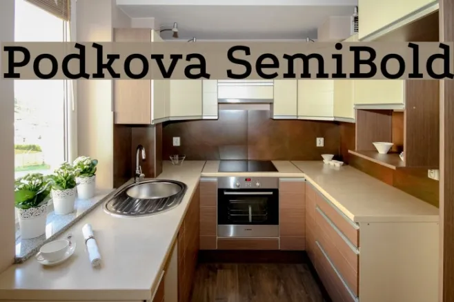 Podkova SemiBold Example 1