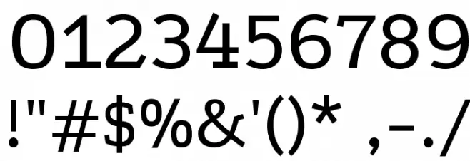 Podkova Font OTHER CHARS