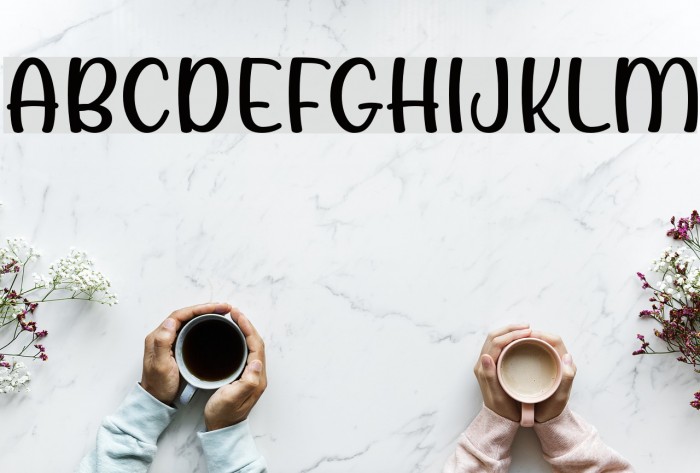 Podo Moro Font examples