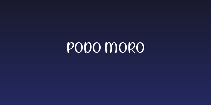 Podo Moro Social Header