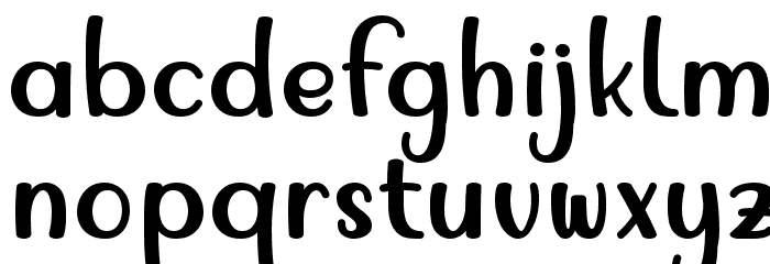 Podo Moro Font LOWERCASE
