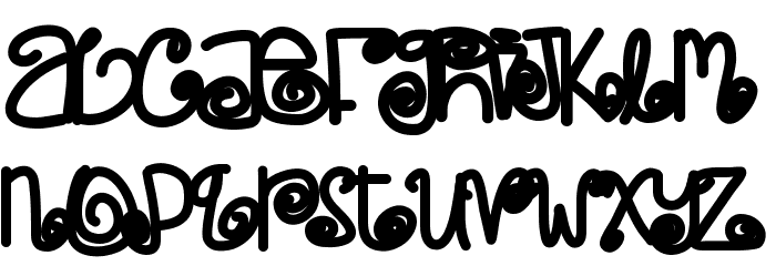 PoeticJustice Font LOWERCASE