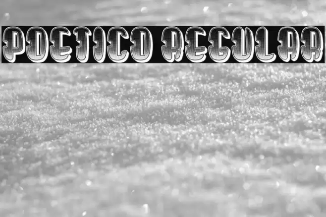 Poetico Regular Font examples