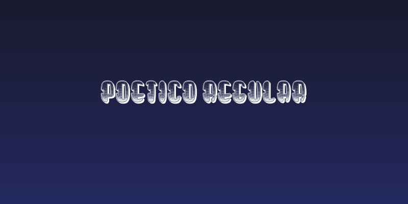 Poetico Regular Social Header