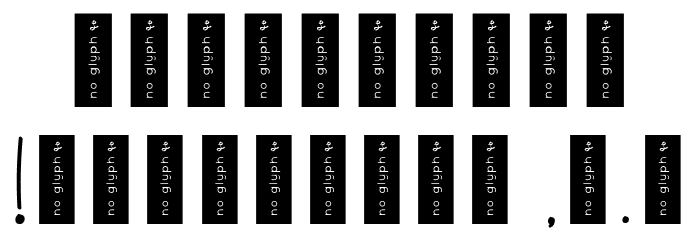 Poetry Font OTHER CHARS