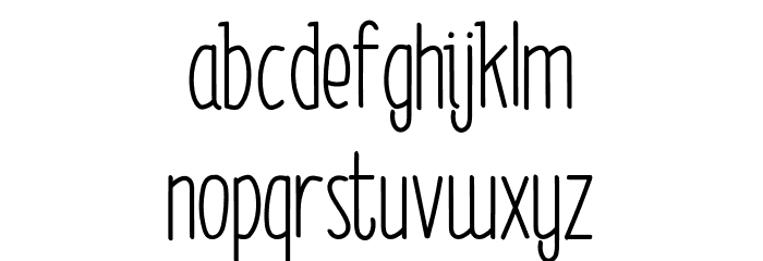 Poetry Font LOWERCASE