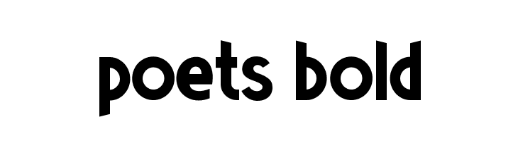 Poets Bold Font