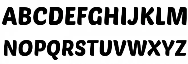 Poetsen One Шрифта ВЕРХНИЙ