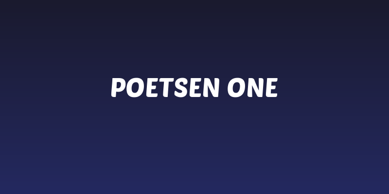 Poetsen One Social Header
