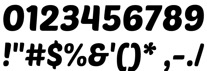 PoetsenOne-Regular Font OTHER CHARS