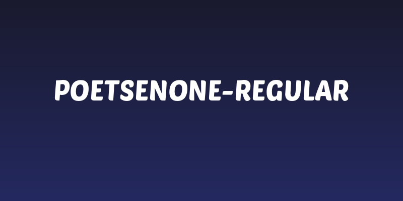 PoetsenOne-Regular Social Header