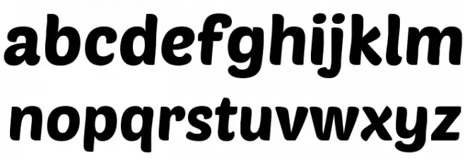 PoetsenOne Font LOWERCASE