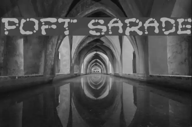 Poft Sarade フォント examples