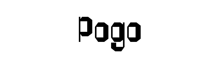 Pogo  Free Fonts Download
