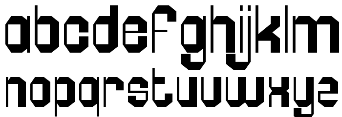 Pogo Font LOWERCASE