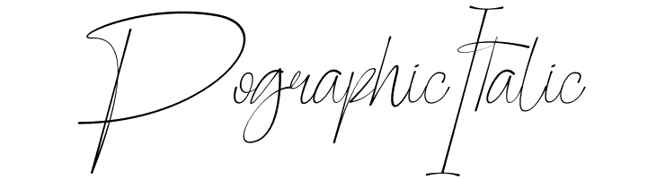 Pographic Italic 