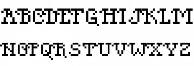 Po$h Pixels Regular Polices MAJUSCULES