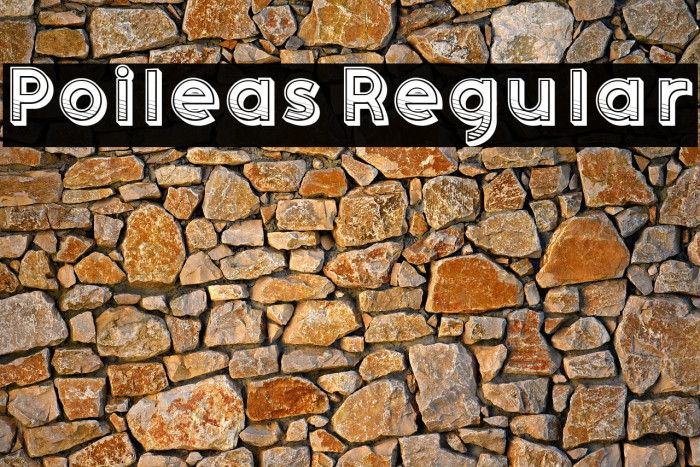 Poileas Regular Example 1