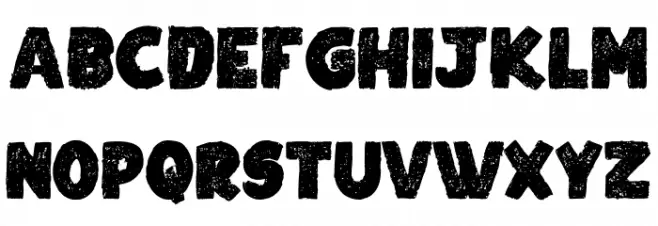 PoiluxleChat Schriftart Groß