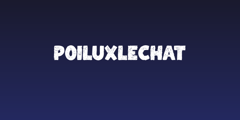 PoiluxleChat Social Header