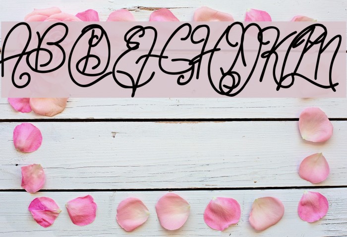Point-Dexter Font examples