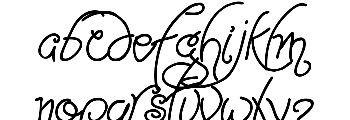 Point-Dexter Font LOWERCASE