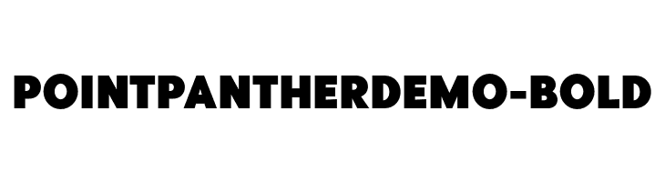 PointPantherDEMO-Bold  Fuentes Gratis Descargar