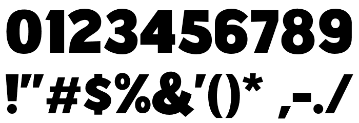 PointPantherDEMO-Bold Font OTHER CHARS