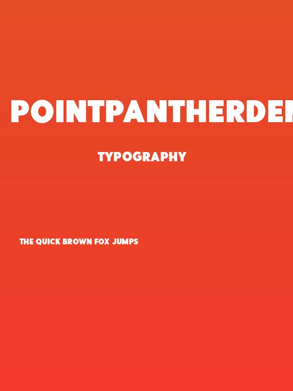 PointPantherDEMO-Bold Poster