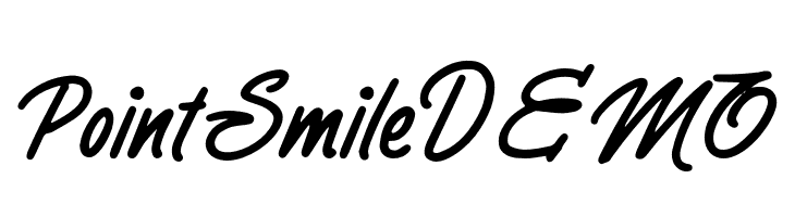 PointSmileDEMO  les polices de caractères gratuit tlcharger