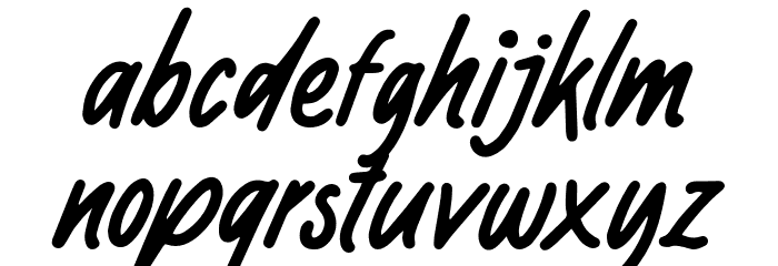PointSmileDEMO Font LOWERCASE