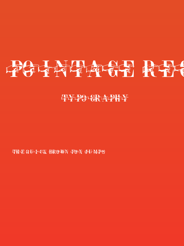 Pointage Regular Poster