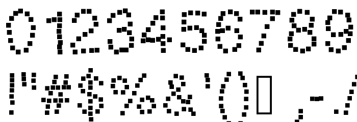Pointcarre Font OTHER CHARS