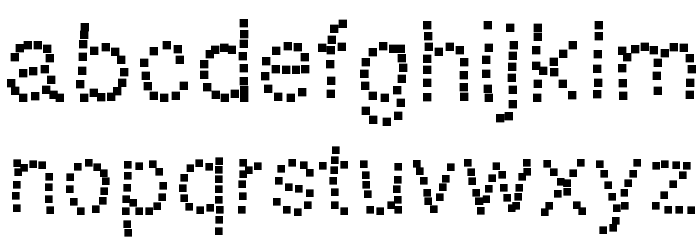Pointcarre Font LOWERCASE