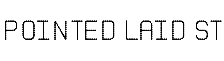 Pointed Laid St Font