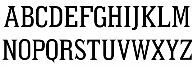 Pointed Schriftart Groß