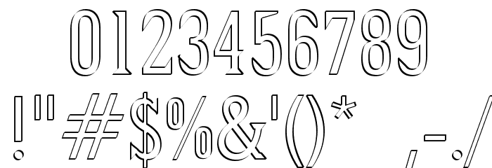 PointedOut Font OTHER CHARS