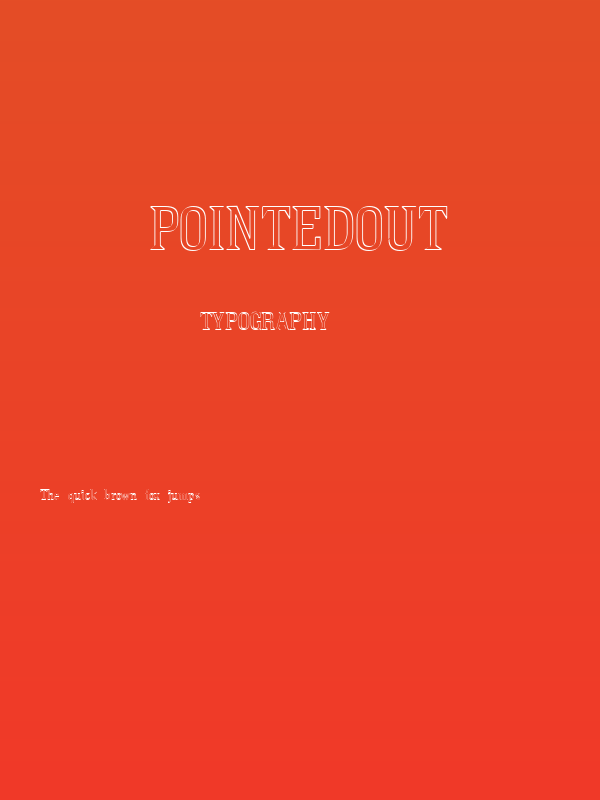 PointedOut Poster
