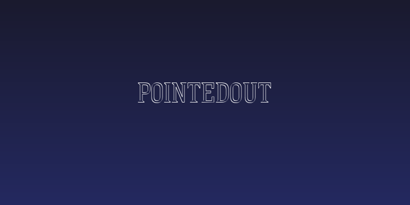 PointedOut Social Header