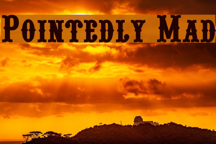 Pointedly Mad Example 2