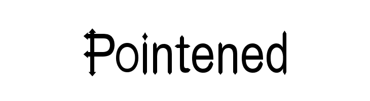 Pointened  नि: शुल्क फ़ॉन्ट्स डाउनलोड