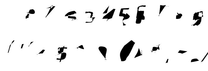 Pointer Condensed Oblique Polices AUTRES CHARS