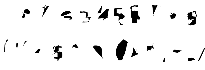 Pointer Condensed Font OTHER CHARS