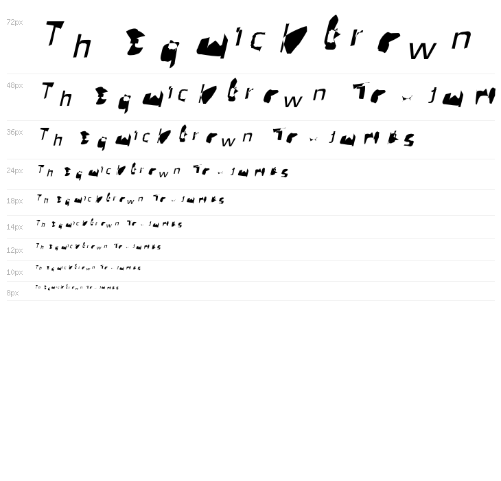 Pointer Extended Oblique Waterfall