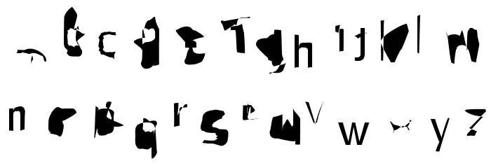 Pointer ExtraCondensed Шрифта строчной