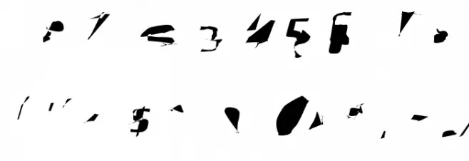 Pointer ExtraExtended Oblique Font OTHER CHARS